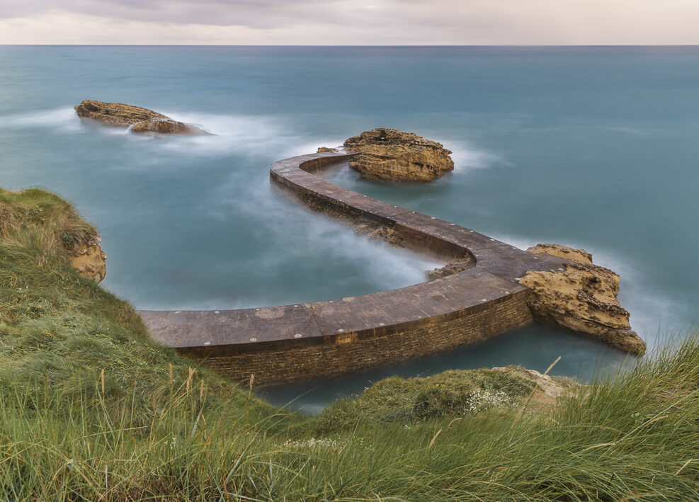 Biarritz promenade sur l'océan