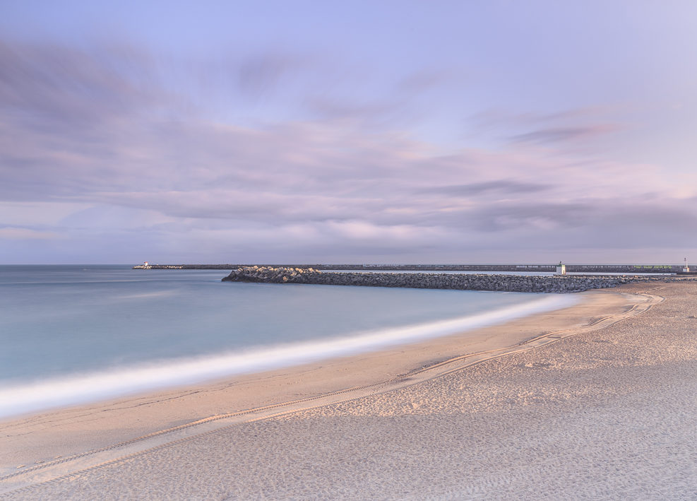 Anglet plage de la digue